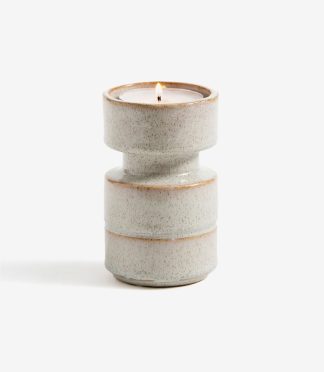 Farmhouse Candle Holders Wooden Small Pillar